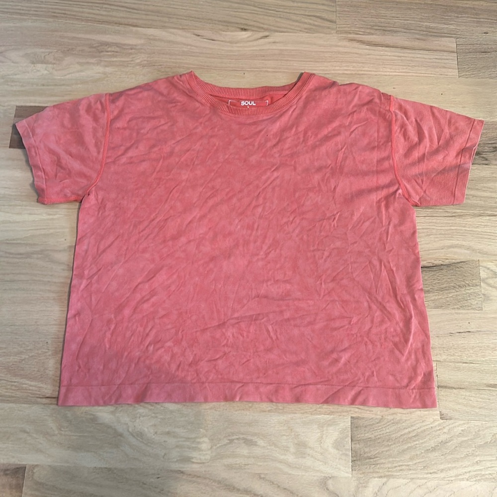 soul cycle short sleeve top